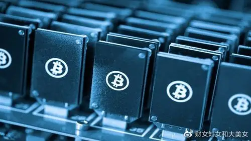 A large-scale mining farm with multiple mining rigs working together