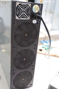 A close-up of a mining rig showcasing various GPUs