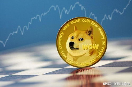 A Shiba Inu dog wearing a mining helmet humorously illustrates the Dogecoin mining concept.